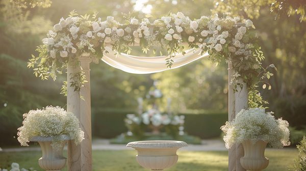 Arche de mariage : choisissez l'élégance pour votre cérémonie